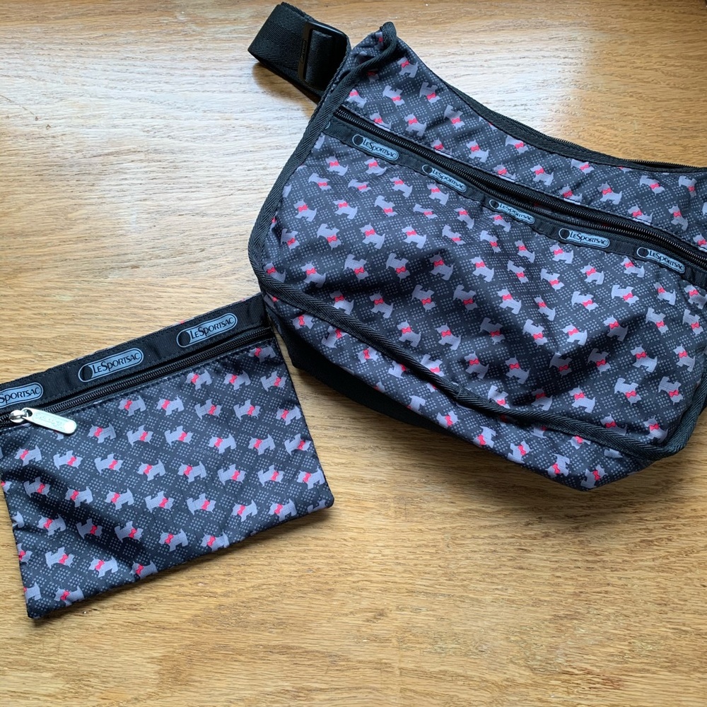 LeSportsac Scotty Dot Dog Shellie Crossbody Bag